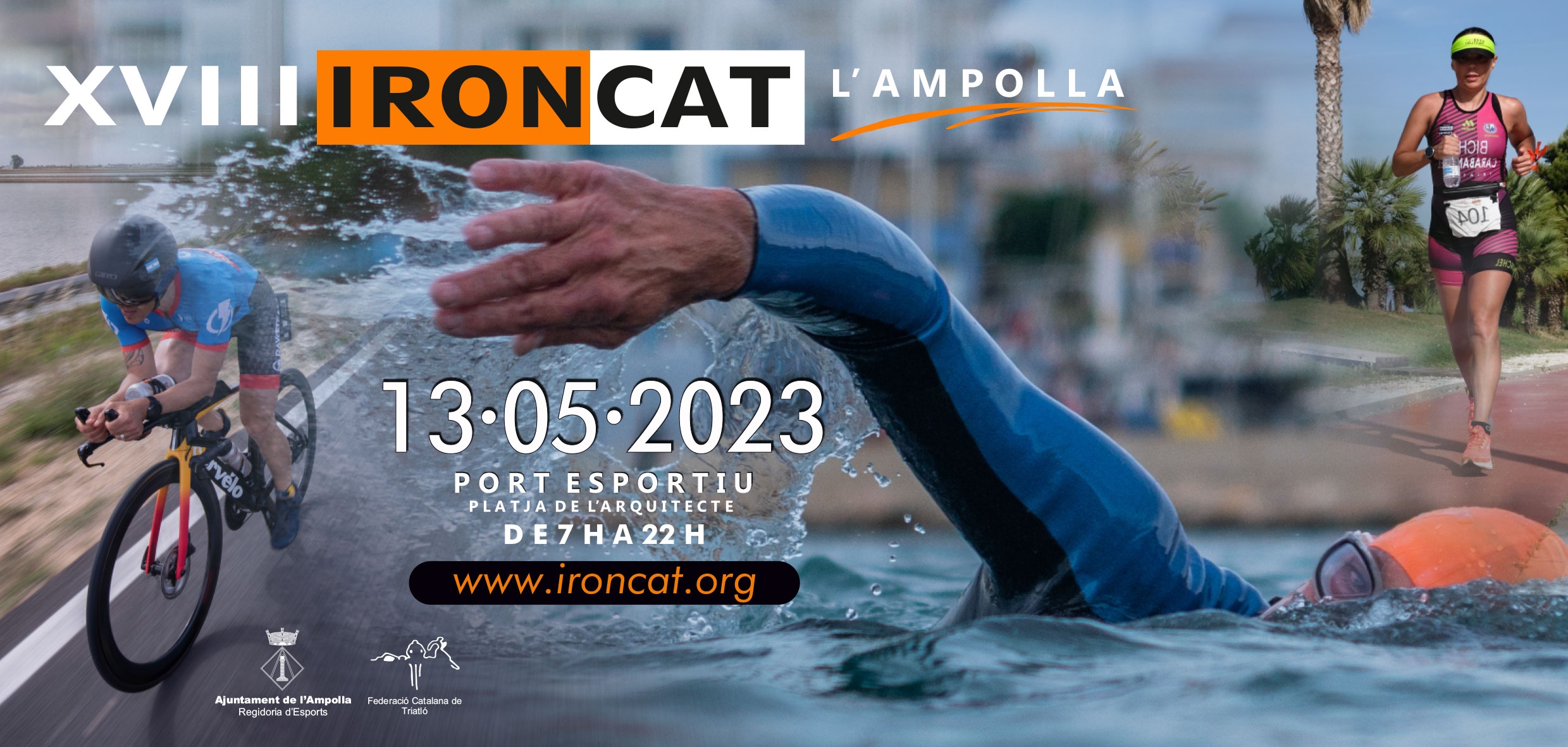 Lavandería a monedas En marcha Calendario IRONCAT-l'Ampolla - Un Triatlón de larga distancia para todos